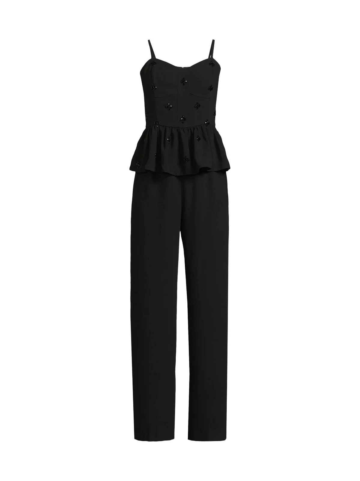 Women's Luella Embellished Peplum Jumpsuit