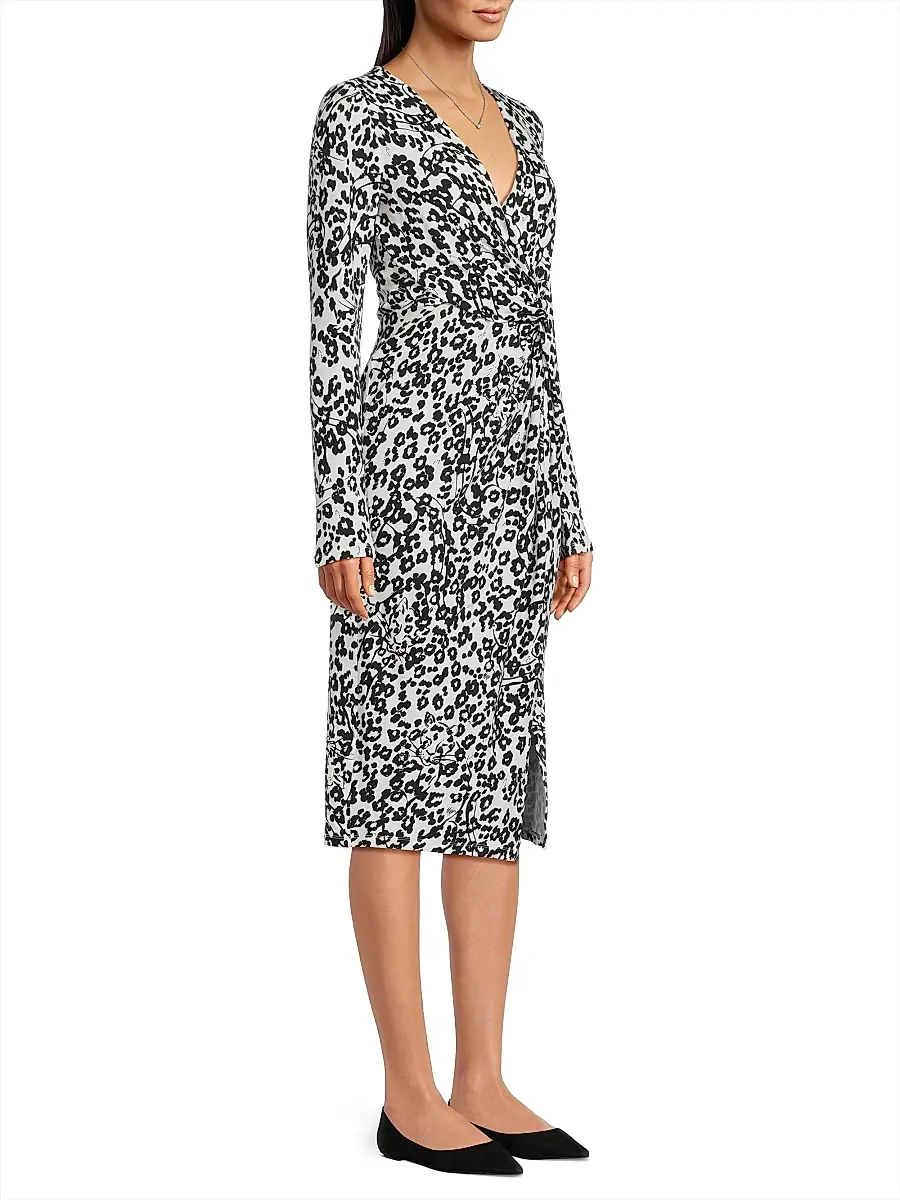 Lilly Pulitzer Women's Odella V-Neck Midi-Dress | Thumbnail 4 Lilly Pulitzer Women's Odella V-Neck Midi-Dress | Thumbnail 4