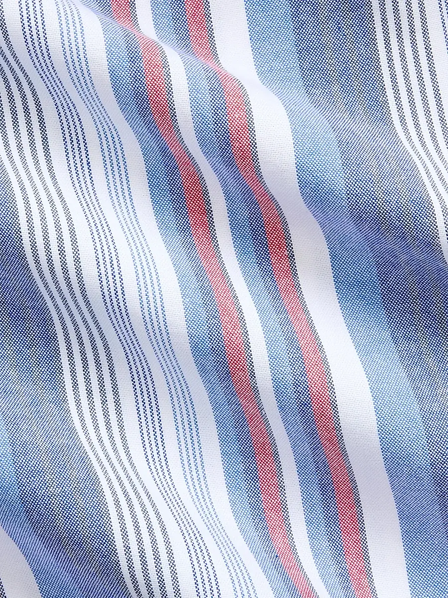 Polo Ralph Lauren Men's Colorblocked Stripe Oxford Short-Sleeve Sport Shirt | Thumbnail 6