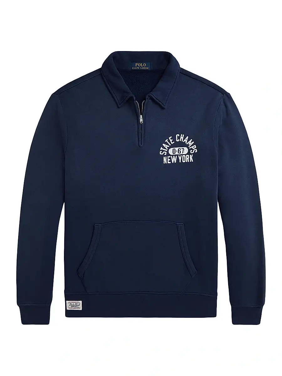 Polo Ralph Lauren Men's Collegiate Quarter-Zip Sweatshirt