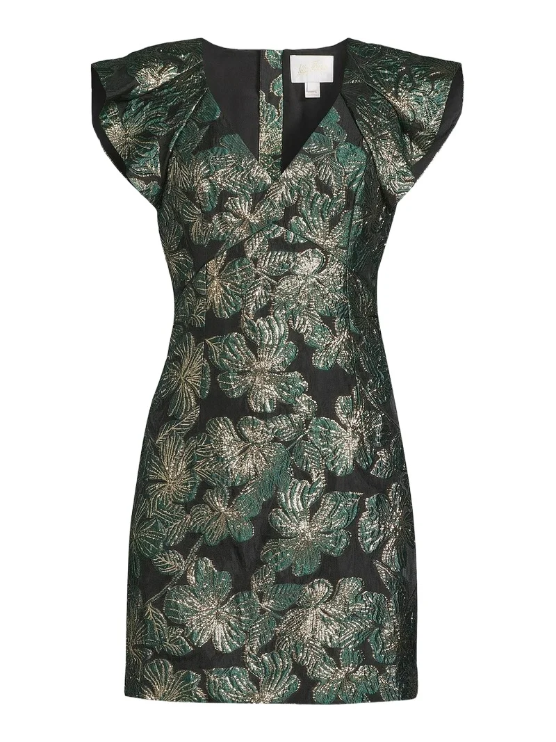 Women's Kaida Brocade Shift Minidress