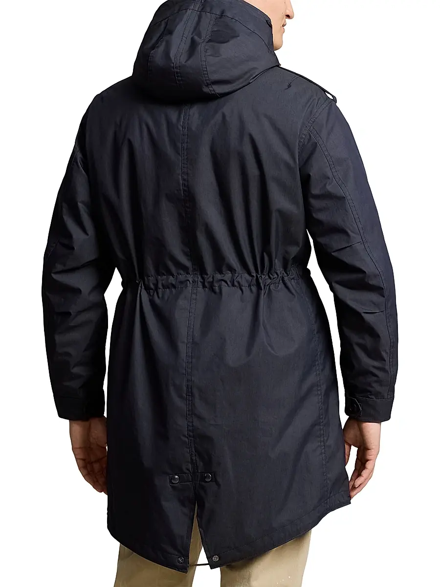 Polo Ralph Lauren Men's Marsh 3-in-1 Hooded Cotton-Nylon Lined Coat | Thumbnail 4