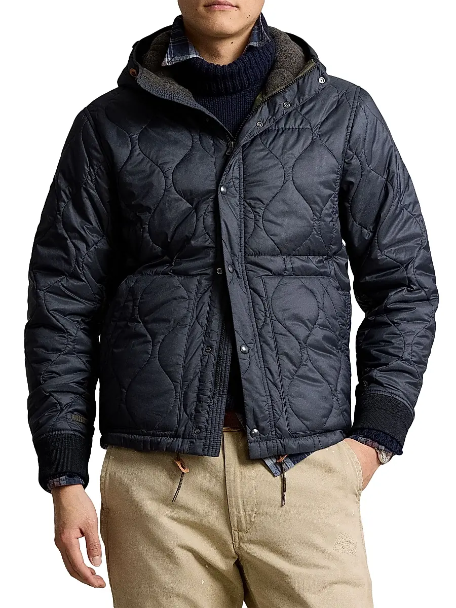 Polo Ralph Lauren Men's Marsh 3-in-1 Hooded Cotton-Nylon Lined Coat | Thumbnail 5
