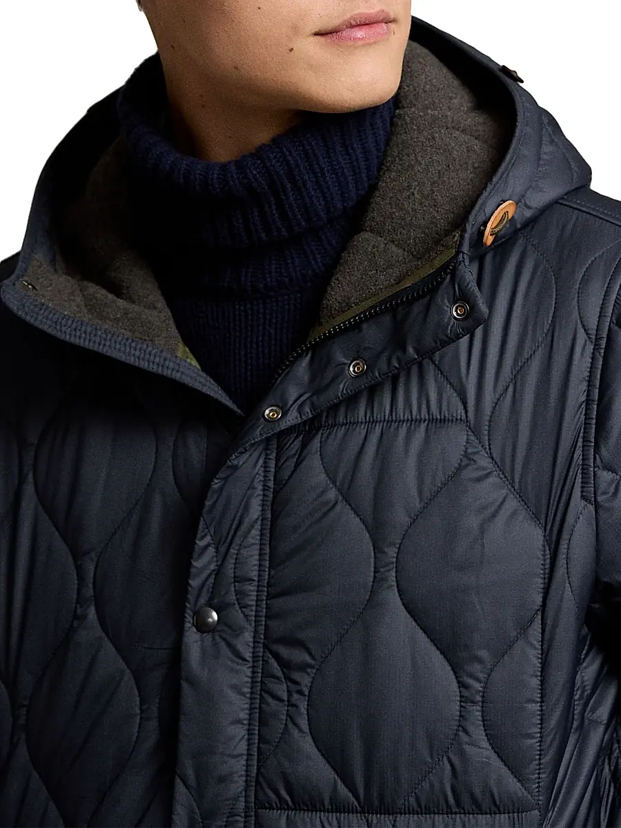 Polo Ralph Lauren Men's Marsh 3-in-1 Hooded Cotton-Nylon Lined Coat | Thumbnail 9