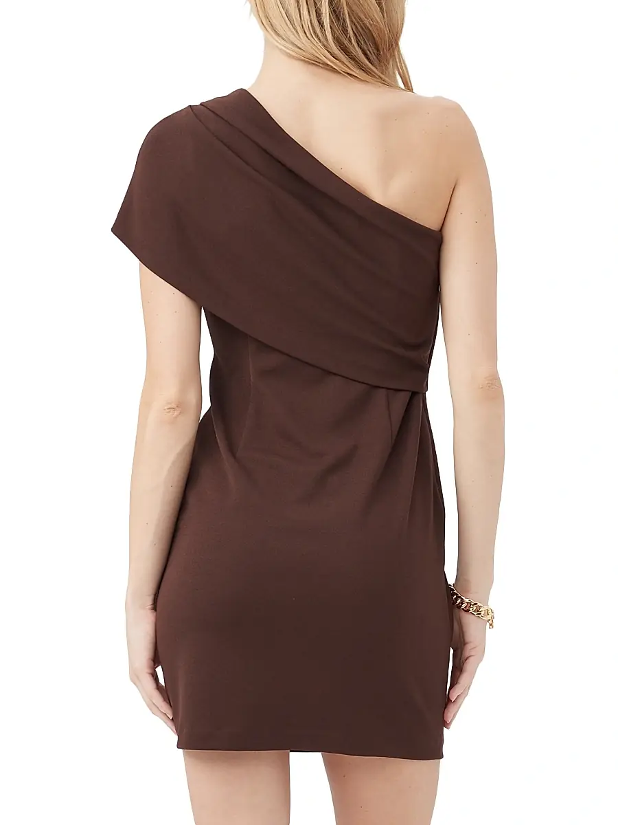 Trina Turk Women's Makina One-Shoulder Minidress - Mudcloth | Thumbnail 3 Trina Turk Women's Makina One-Shoulder Minidress - Mudcloth | Thumbnail 3