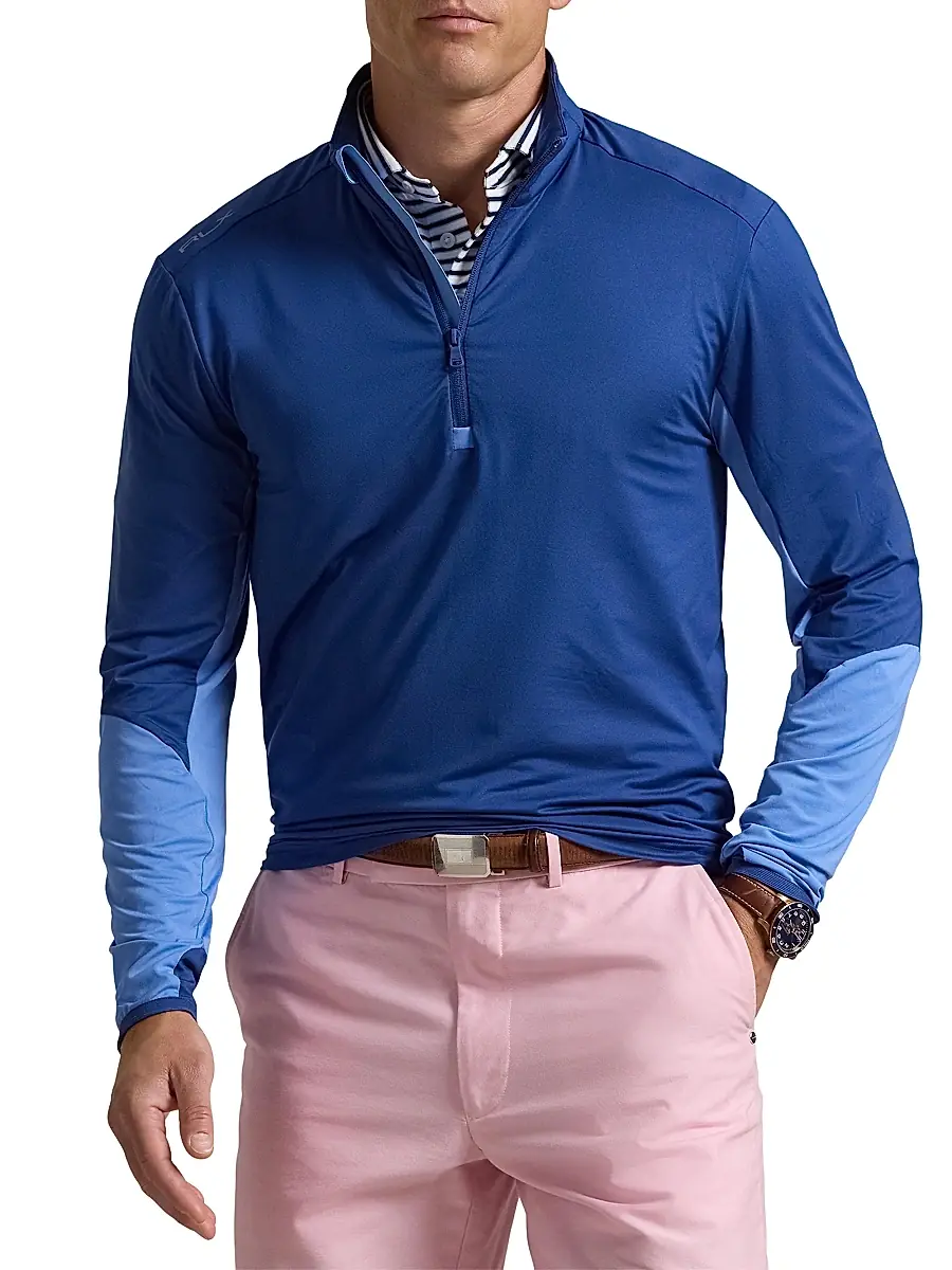 Polo Ralph Lauren Men's Jersey Quarter-Zip Sweater | Thumbnail 3 Polo Ralph Lauren Men's Jersey Quarter-Zip Sweater | Thumbnail 3