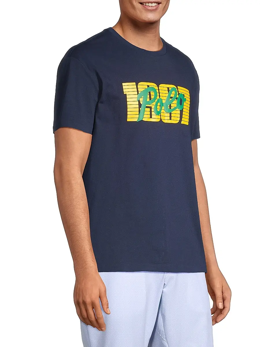 Polo Ralph Lauren Men's Logo Cotton T-Shirt | Thumbnail 4 Polo Ralph Lauren Men's Logo Cotton T-Shirt | Thumbnail 4
