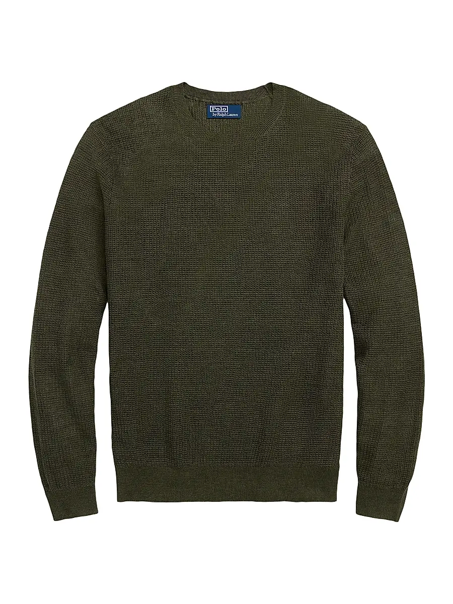 Polo Ralph Lauren Men's Linen Knit Crewneck Sweater