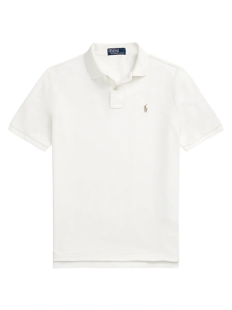 Men's Cotton Polo Shirt - Shell