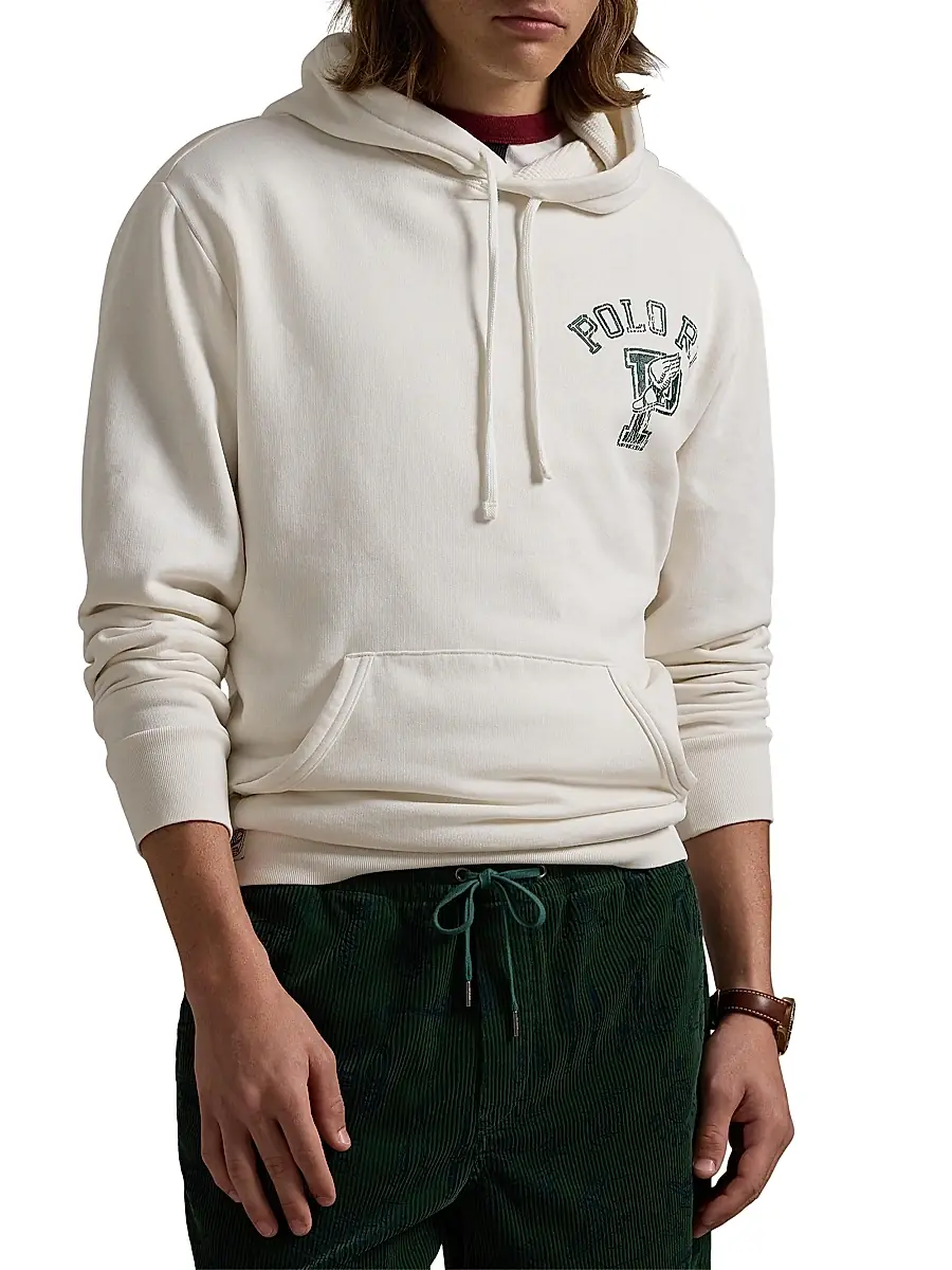 Polo Ralph Lauren Men's Logo Cotton-Blend Hoodie | Thumbnail 3 Polo Ralph Lauren Men's Logo Cotton-Blend Hoodie | Thumbnail 3