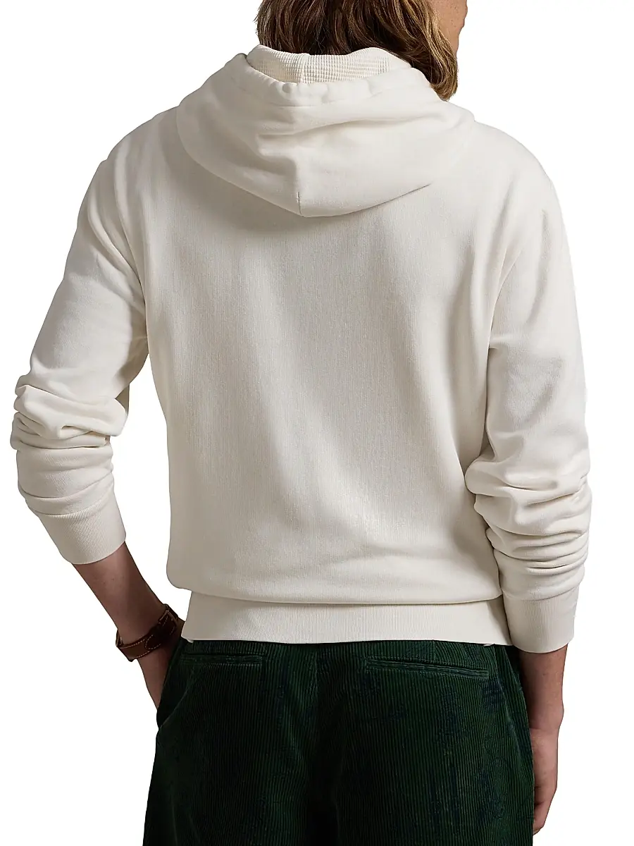 Polo Ralph Lauren Men's Logo Cotton-Blend Hoodie | Thumbnail 4 Polo Ralph Lauren Men's Logo Cotton-Blend Hoodie | Thumbnail 4