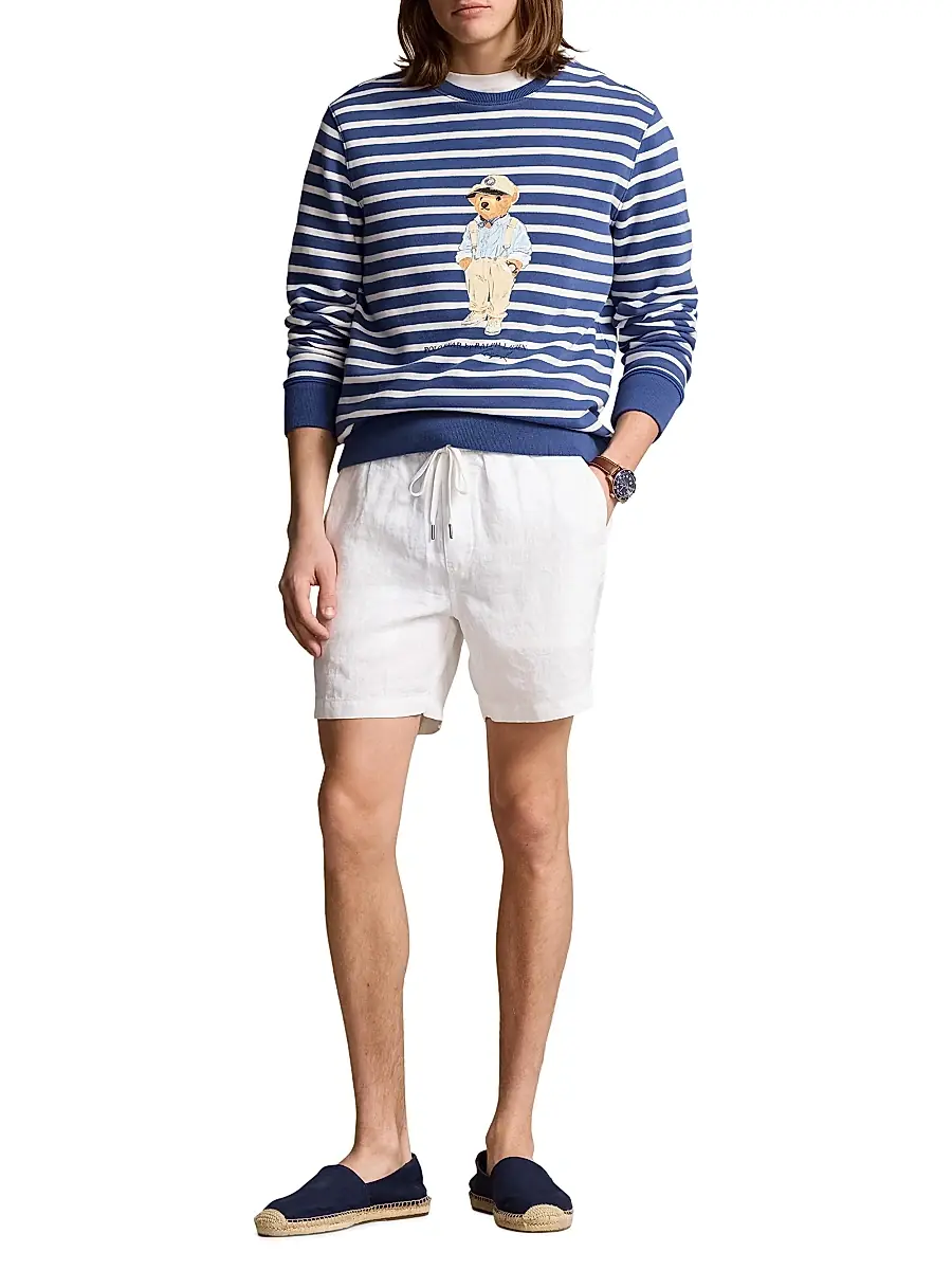 Polo Ralph Lauren Men's Prepster Linen Shorts | Thumbnail 2 Polo Ralph Lauren Men's Prepster Linen Shorts | Thumbnail 2