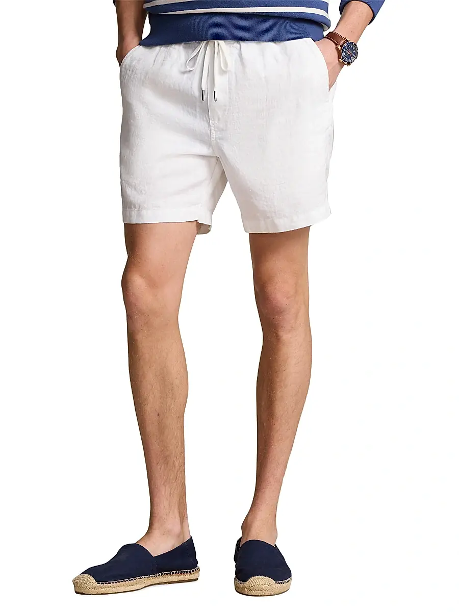 Polo Ralph Lauren Men's Prepster Linen Shorts | Thumbnail 3 Polo Ralph Lauren Men's Prepster Linen Shorts | Thumbnail 3