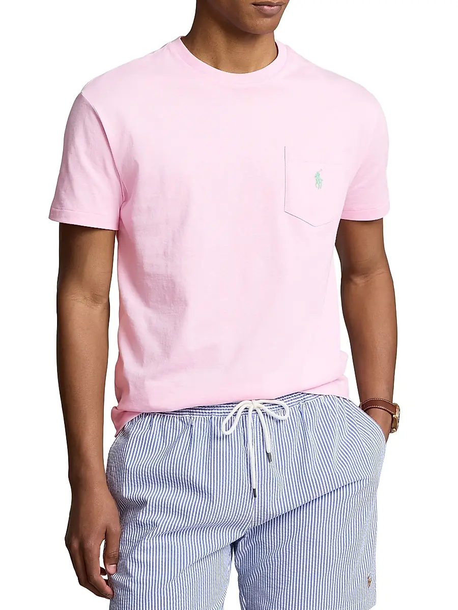 Polo Ralph Lauren Men's Logo Short-Sleeve T-Shirt | Thumbnail 4 Polo Ralph Lauren Men's Logo Short-Sleeve T-Shirt | Thumbnail 4