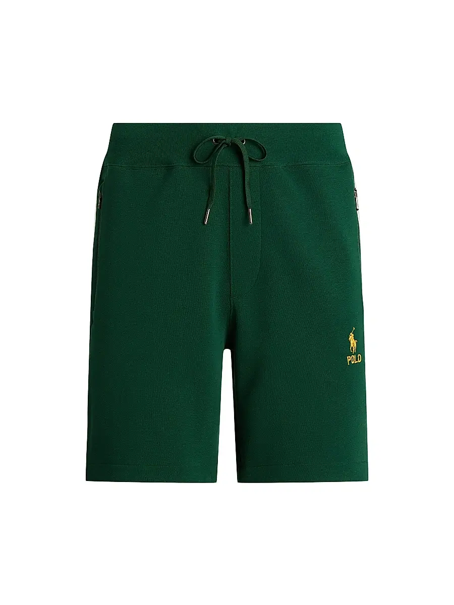 Polo Ralph Lauren Men's Mesh Knit Drawstring Shorts - Moss Agate Multi - Size Small | Image 1 Polo Ralph Lauren Men's Mesh Knit Drawstring Shorts - Moss Agate Multi - Size Small | Image 1