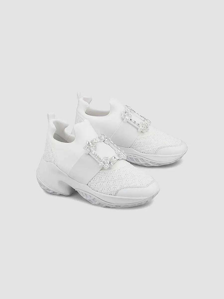 Roger Vivier Women's Viv Run Buckle Sneakers | Thumbnail 2 Roger Vivier Women's Viv Run Buckle Sneakers | Thumbnail 2
