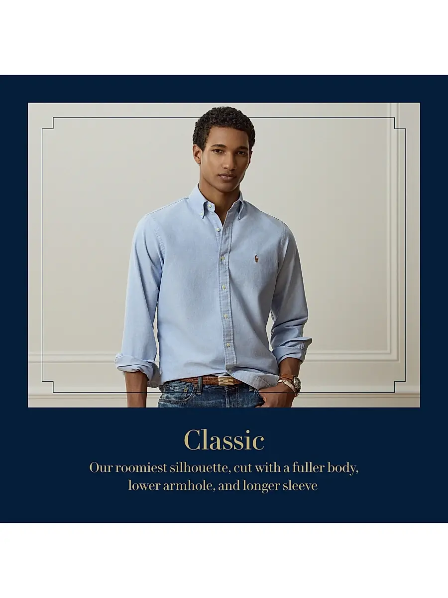 Polo Ralph Lauren Men's Tattersall Poplin Button-Down Shirt - Cream Olive Multi | Thumbnail 8