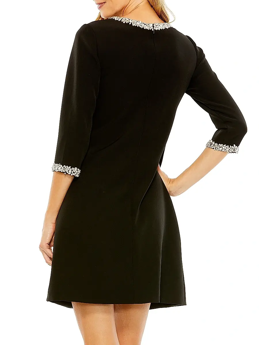 Mac Duggal Women's Embellished A-Line Cocktail Dress | Thumbnail 3