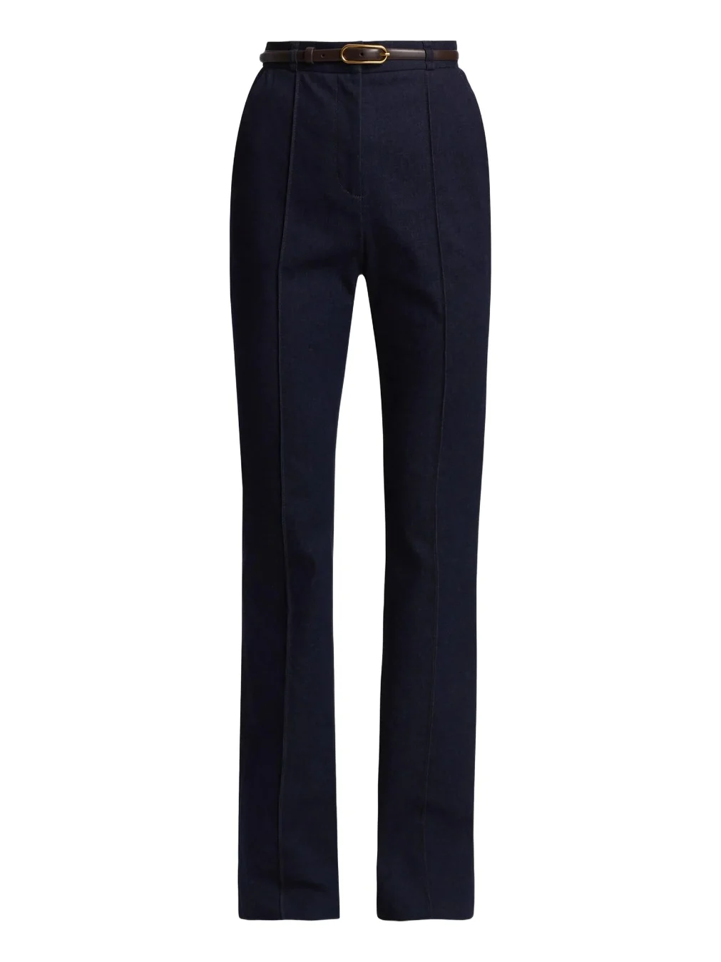 Women's Gracie Stretch-Denim Belted Pants Women's Gracie Stretch-Denim Belted Pants