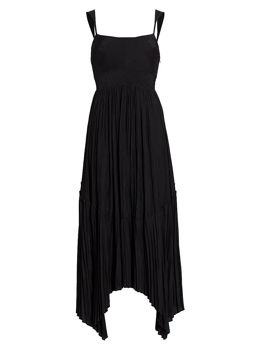 Ramy Brook Women's August Pleated Maxi Dress