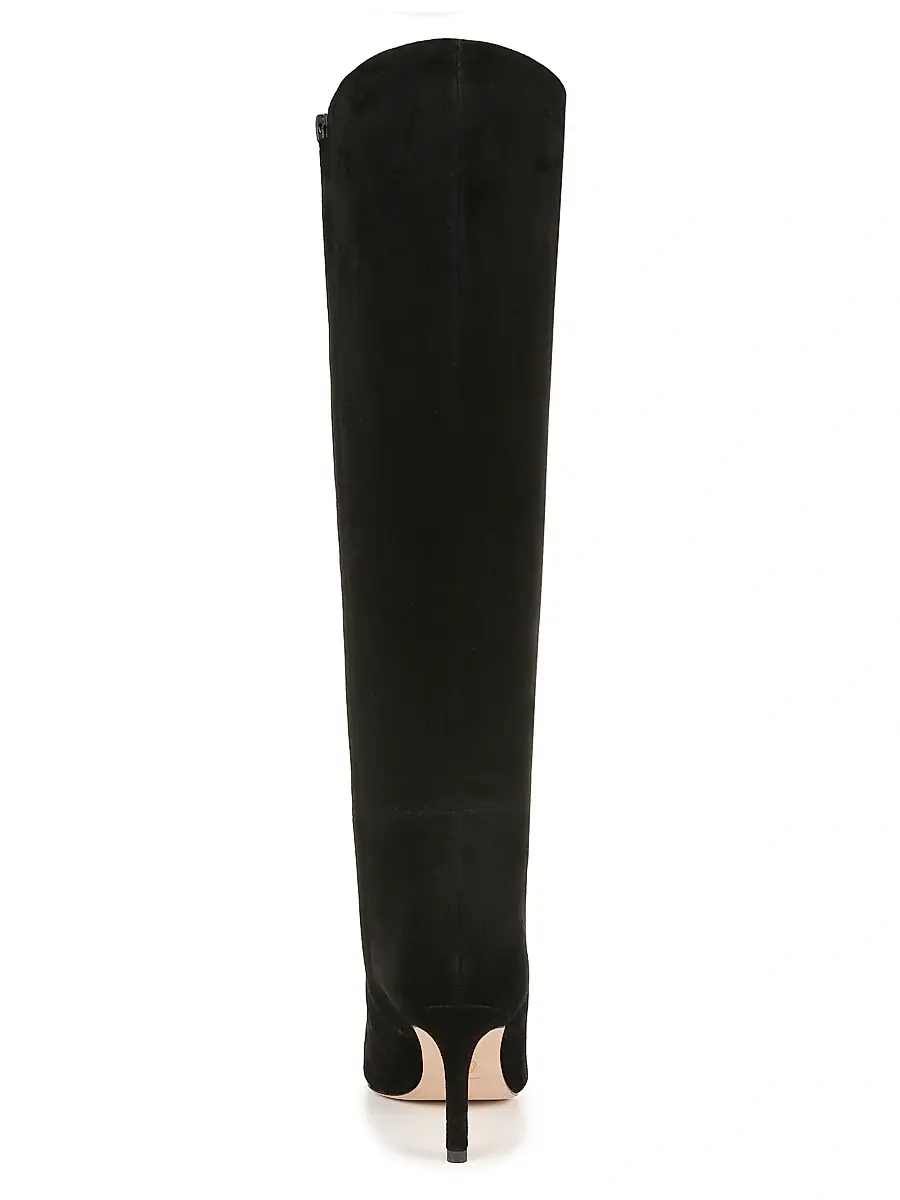 Veronica Beard Women's Lisa 70MM Tall-Shaft Wide-Calf Suede Boots | Thumbnail 3 Veronica Beard Women's Lisa 70MM Tall-Shaft Wide-Calf Suede Boots | Thumbnail 3