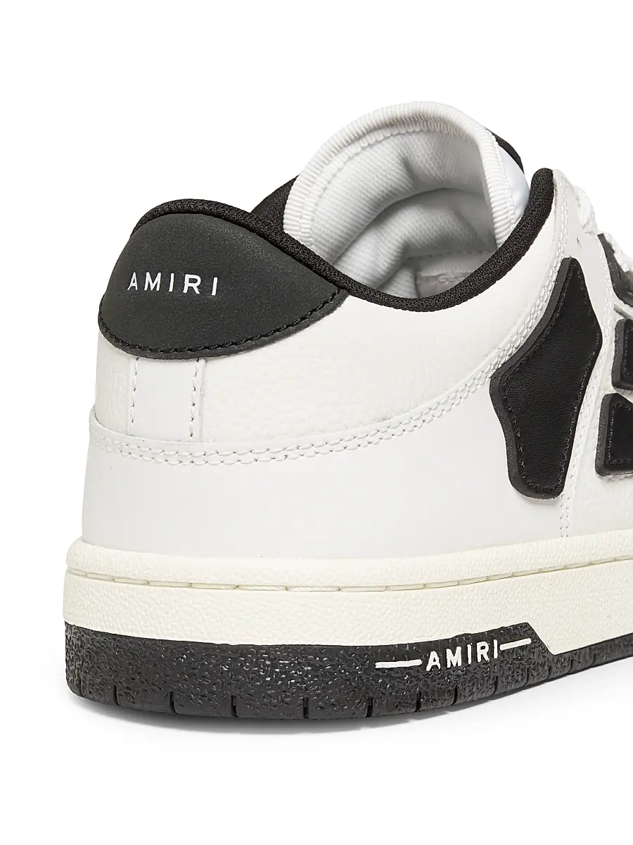 AMIRI Men's Skel-Top Low Leather Sneakers | Thumbnail 3 AMIRI Men's Skel-Top Low Leather Sneakers | Thumbnail 3