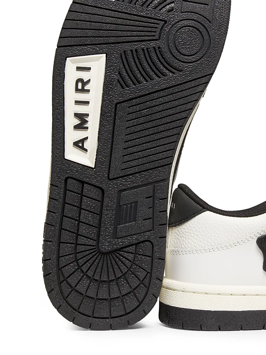 AMIRI Men's Skel-Top Low Leather Sneakers | Thumbnail 5 AMIRI Men's Skel-Top Low Leather Sneakers | Thumbnail 5