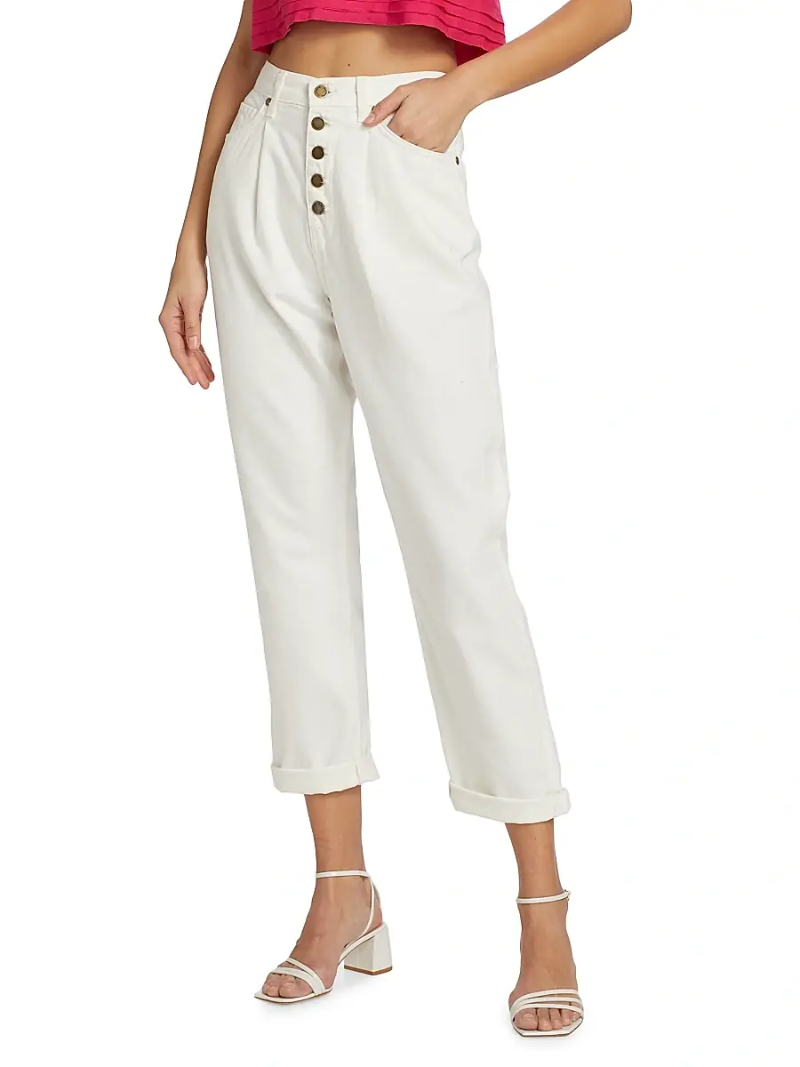 Ramy Brook Women's Pearle High-Rise Cropped Jeans | Thumbnail 3 Ramy Brook Women's Pearle High-Rise Cropped Jeans | Thumbnail 3