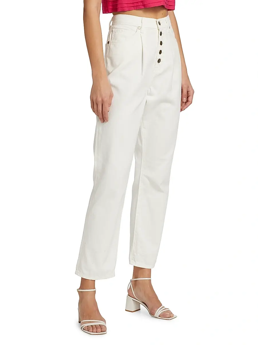Ramy Brook Women's Pearle High-Rise Cropped Jeans | Thumbnail 4 Ramy Brook Women's Pearle High-Rise Cropped Jeans | Thumbnail 4