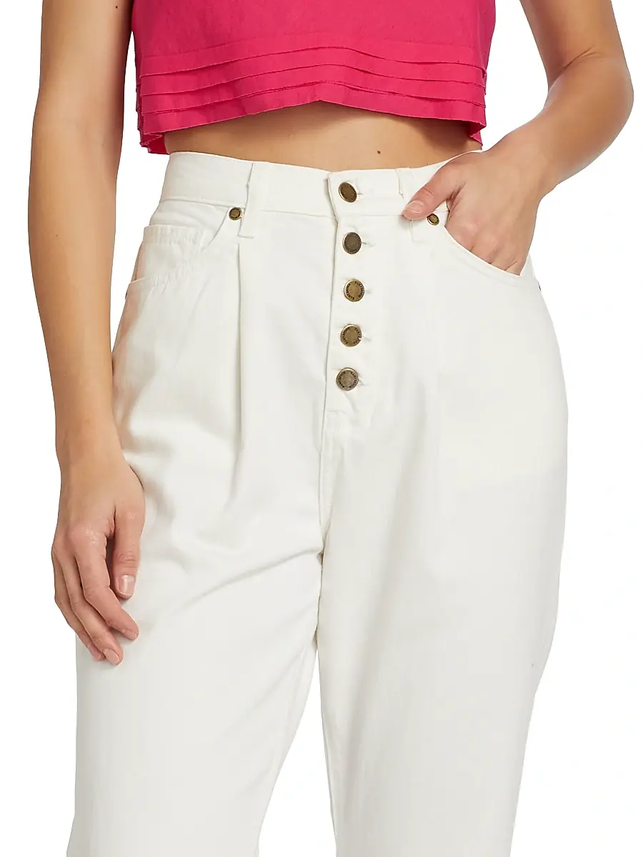 Ramy Brook Women's Pearle High-Rise Cropped Jeans | Thumbnail 6 Ramy Brook Women's Pearle High-Rise Cropped Jeans | Thumbnail 6
