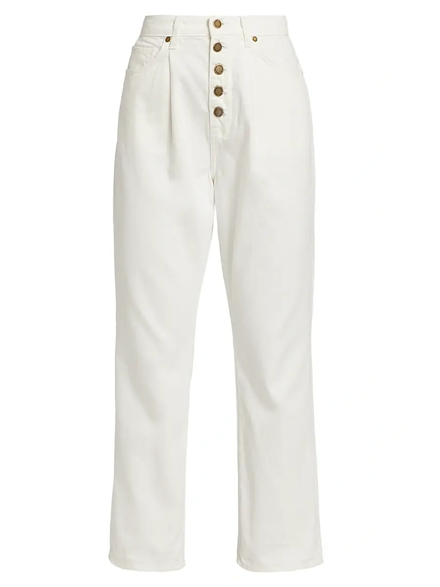 Ramy Brook Women's Pearle High-Rise Cropped Jeans