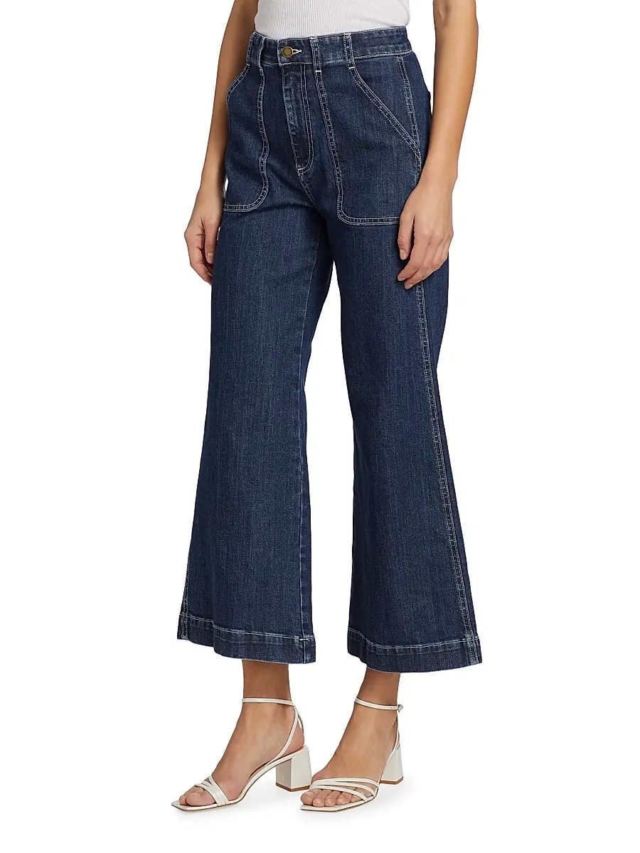 Ramy Brook Women's Theodora High-Rise Cropped Jeans | Thumbnail 4 Ramy Brook Women's Theodora High-Rise Cropped Jeans | Thumbnail 4