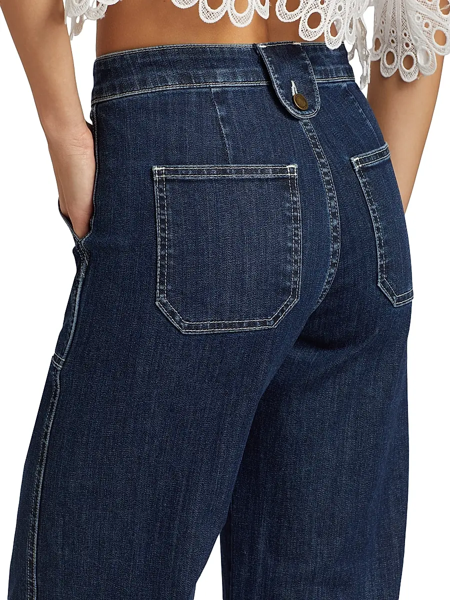 Ramy Brook Women's Theodora High-Rise Cropped Jeans | Thumbnail 6 Ramy Brook Women's Theodora High-Rise Cropped Jeans | Thumbnail 6