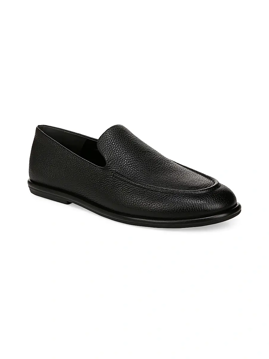 Vince Men's Hann Pebbled Leather Loafers | Thumbnail 2 Vince Men's Hann Pebbled Leather Loafers | Thumbnail 2