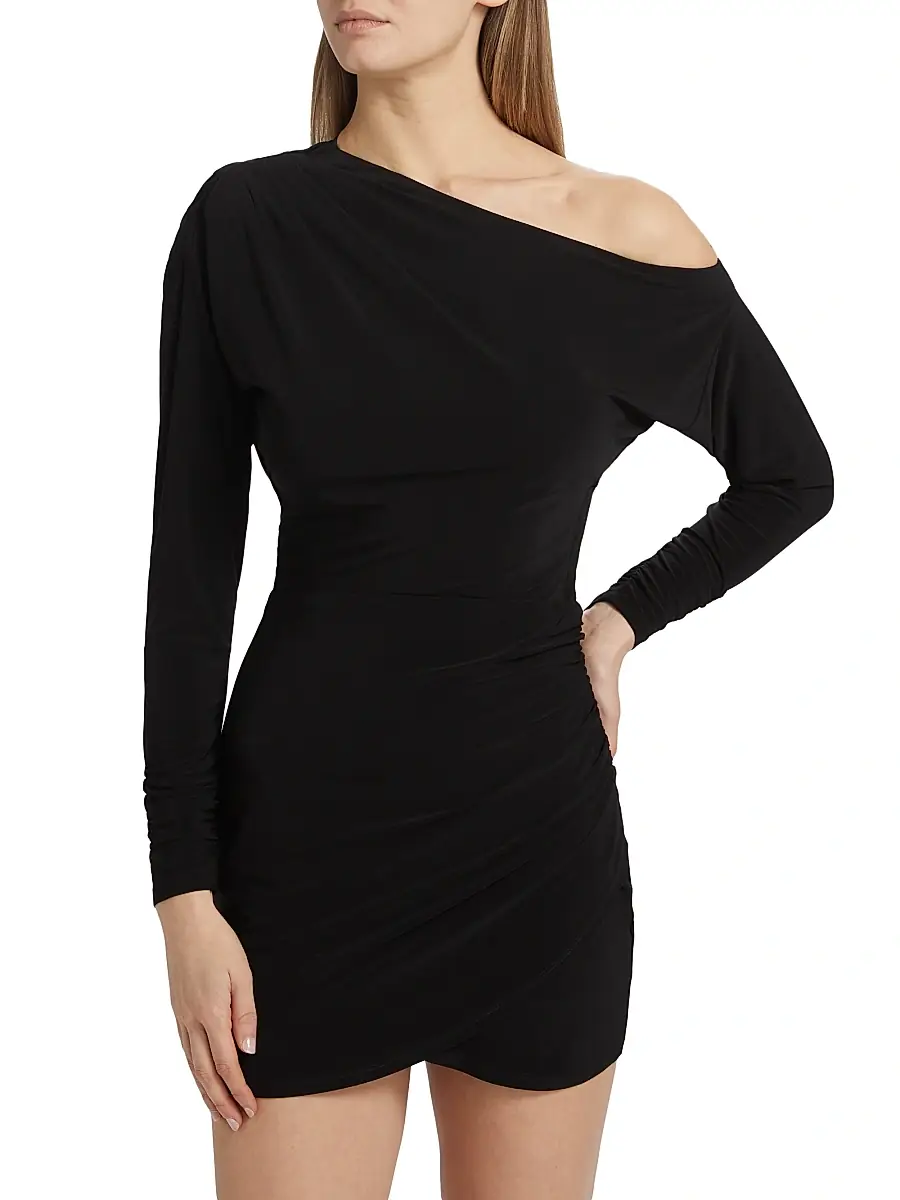 Ramy Brook Women's Haisley Gathered Minidress | Thumbnail 3 Ramy Brook Women's Haisley Gathered Minidress | Thumbnail 3