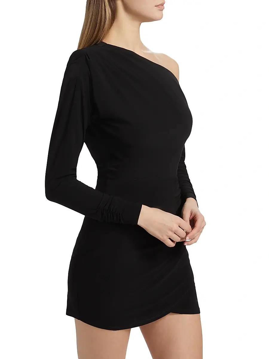 Ramy Brook Women's Haisley Gathered Minidress | Thumbnail 4 Ramy Brook Women's Haisley Gathered Minidress | Thumbnail 4