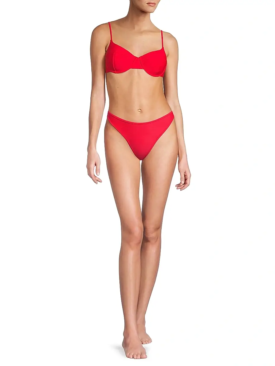 Ramy Brook Women's Isla High-Leg Bikini Bottom | Thumbnail 2 Ramy Brook Women's Isla High-Leg Bikini Bottom | Thumbnail 2