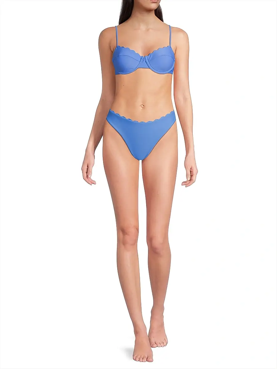 Ramy Brook Women's Amani Scalloped Bikini Bottom | Thumbnail 2
