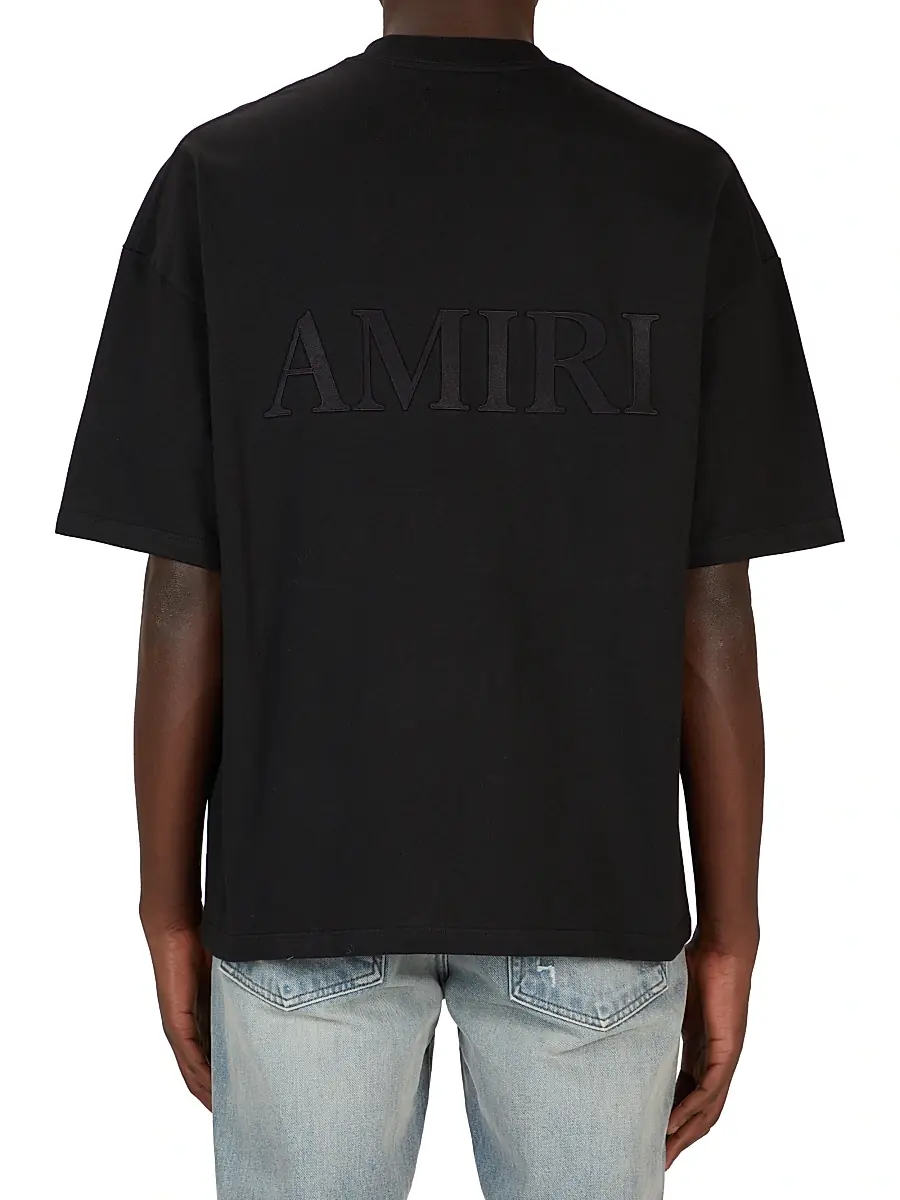 AMIRI Men's Logo Oversized Crewneck T-Shirt | Thumbnail 2 AMIRI Men's Logo Oversized Crewneck T-Shirt | Thumbnail 2