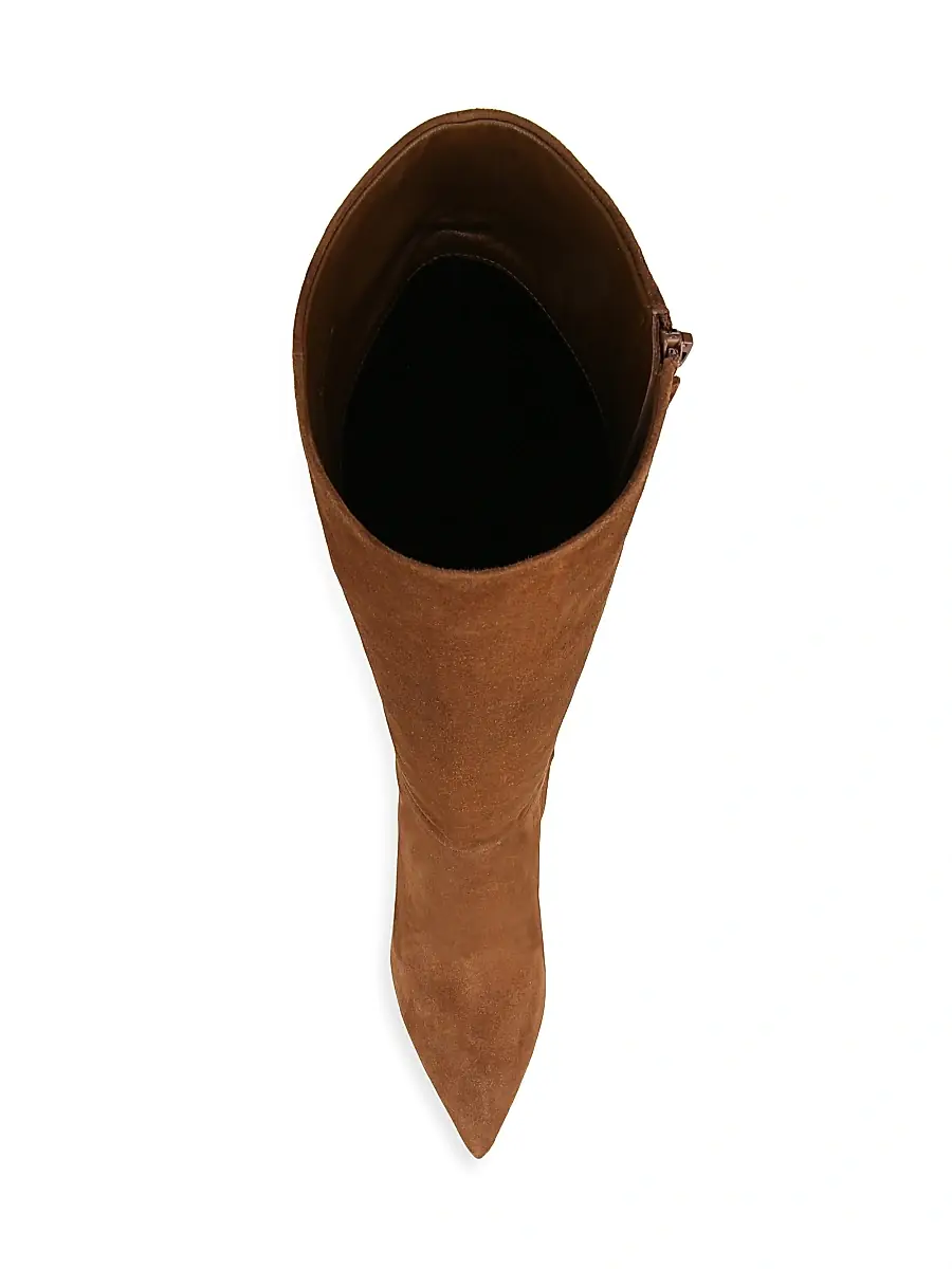 Veronica Beard Women's Lisa 70MM Tall-Shaft Suede Boots | Thumbnail 4 Veronica Beard Women's Lisa 70MM Tall-Shaft Suede Boots | Thumbnail 4