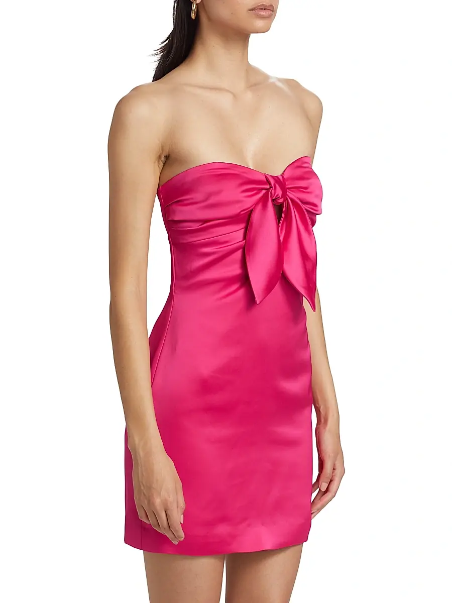 Ramy Brook Women's Orion Bow Minidress | Thumbnail 4 Ramy Brook Women's Orion Bow Minidress | Thumbnail 4