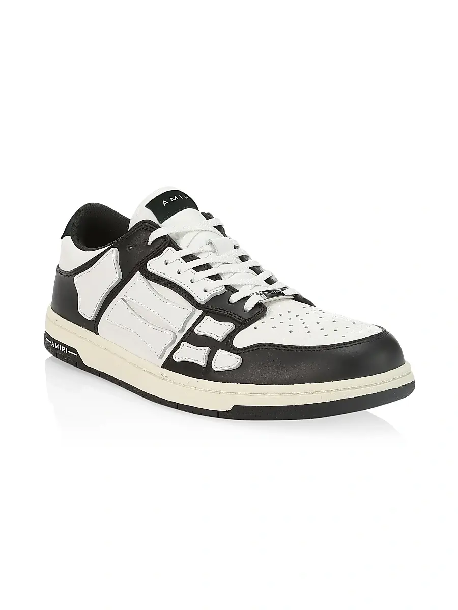 AMIRI Men's Skel-Top Low Leather Sneakers | Thumbnail 2 AMIRI Men's Skel-Top Low Leather Sneakers | Thumbnail 2
