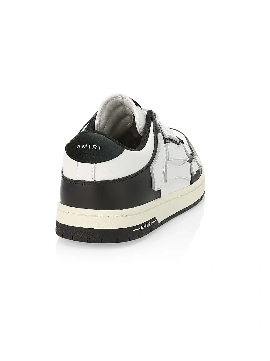 AMIRI Men's Skel-Top Low Leather Sneakers | Thumbnail 3 AMIRI Men's Skel-Top Low Leather Sneakers | Thumbnail 3