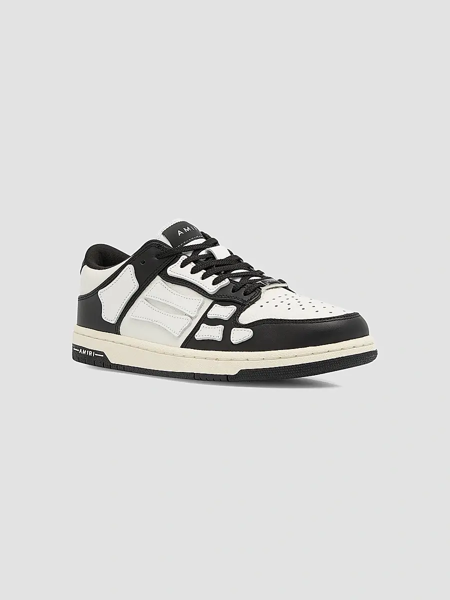 AMIRI Women's Skel Top Low Leather Sneakers | Thumbnail 3 AMIRI Women's Skel Top Low Leather Sneakers | Thumbnail 3