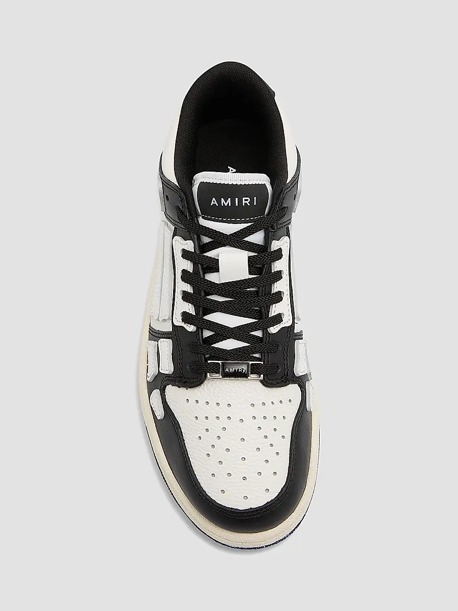 AMIRI Women's Skel Top Low Leather Sneakers | Thumbnail 6 AMIRI Women's Skel Top Low Leather Sneakers | Thumbnail 6