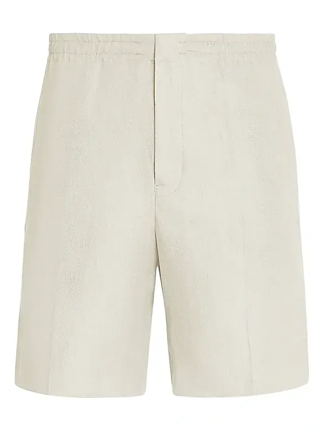 Zegna Men's Oasi Lino Bermuda Shorts | Thumbnail 1 Zegna Men's Oasi Lino Bermuda Shorts | Thumbnail 1