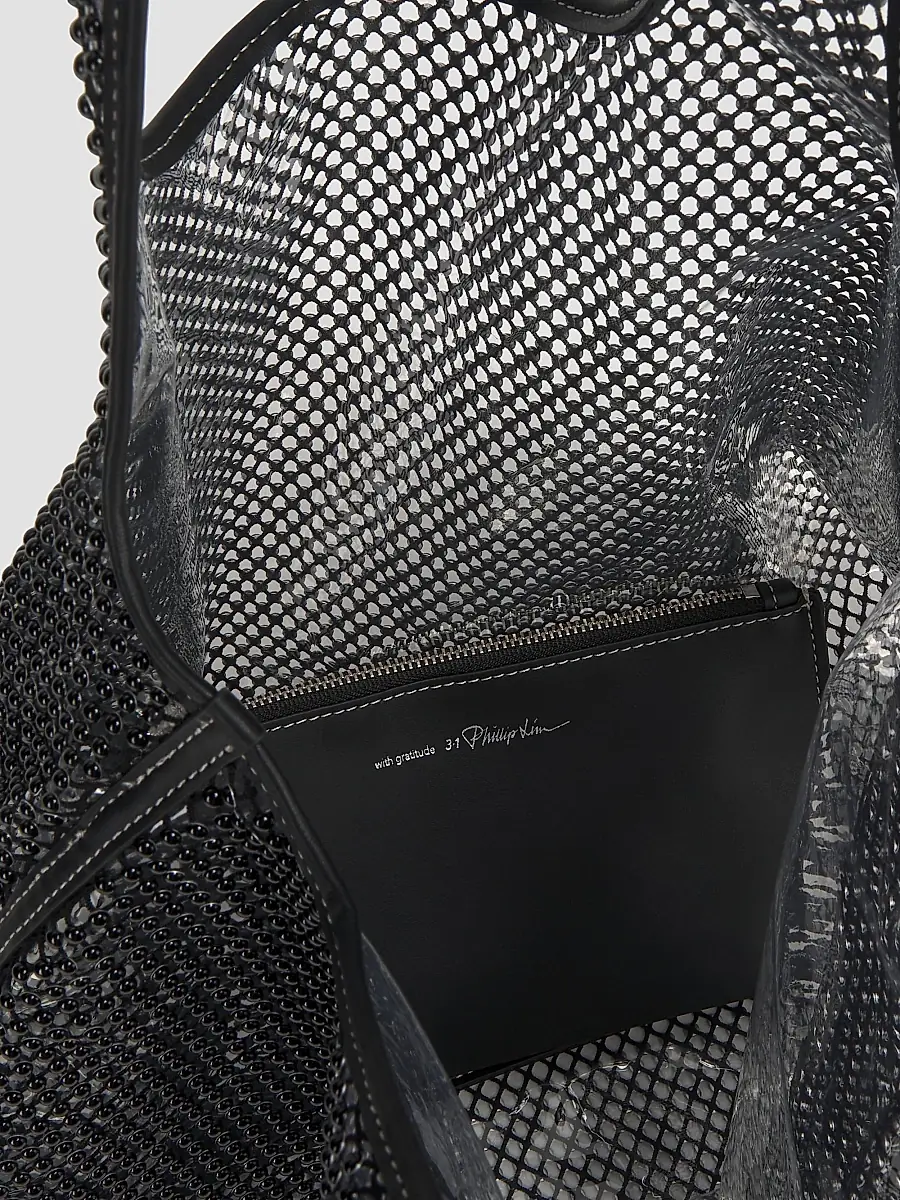 3.1 Phillip Lim Women's Embroidered Mesh Market Tote Bag | Thumbnail 5 3.1 Phillip Lim Women's Embroidered Mesh Market Tote Bag | Thumbnail 5
