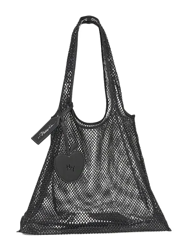 Women's Embroidered Mesh Market Tote Bag Women's Embroidered Mesh Market Tote Bag