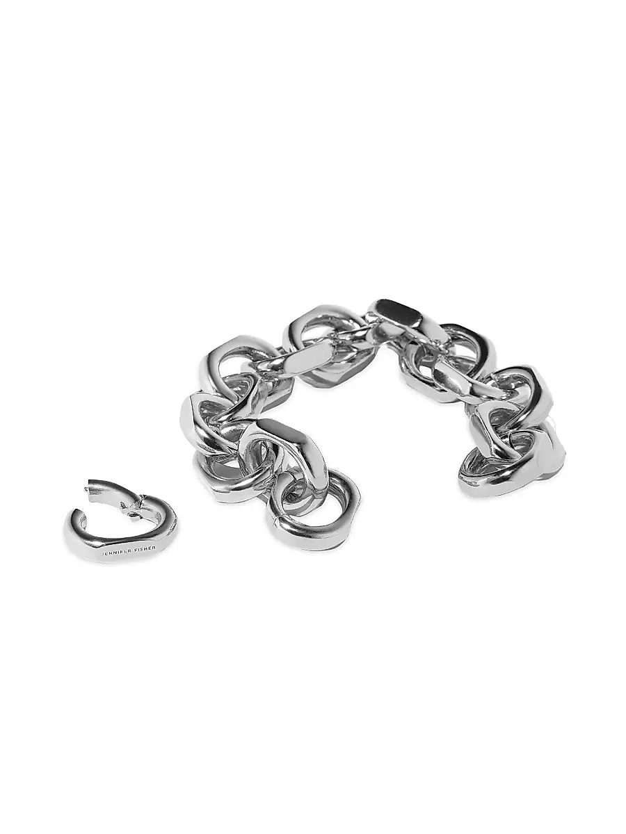 Jennifer Fisher Women's City Link Chain Bracelet - Silver | Image 1 Jennifer Fisher Women's City Link Chain Bracelet - Silver | Image 1