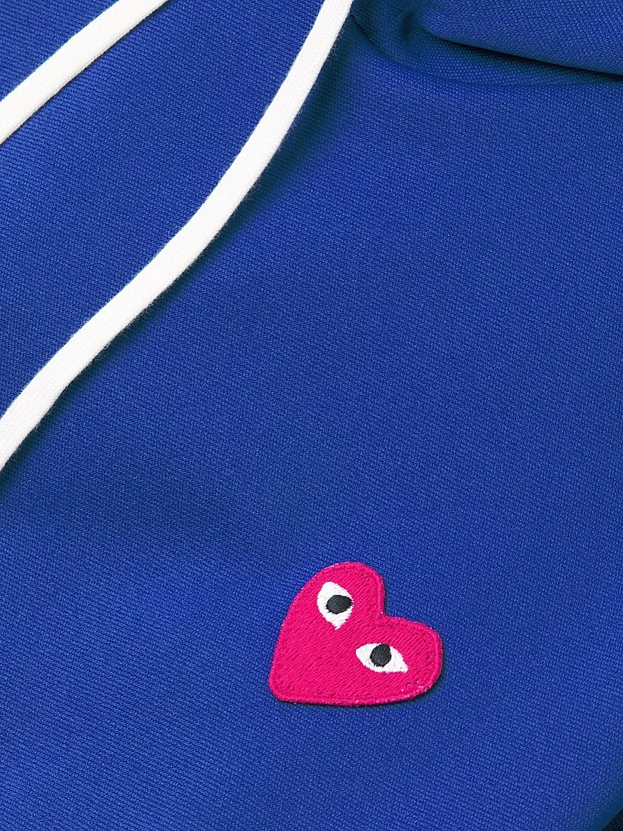 Comme des Garçons PLAY Men Red Heart Pullover Hoodie Sweatshirt | Thumbnail 6